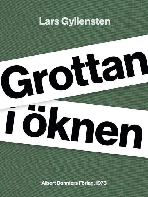 Title details for Grottan i öknen by Lars Gyllensten - Available